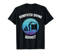 Dumpster Diving Addict | Vintage Garbage Dive T-Shirt
