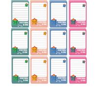 Dumpster Fire Lot de 12 blocs de notes adhésives « It's Fine I'm Fine Everything is Fine » - Notes adhésives amusantes en forme d'animal - Cadeaux pour collègues, patrons, enseignants, femmes, hommes