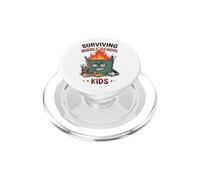 Dumpster Fire Teacher Surviving Middle School Kids PopSockets PopGrip pour MagSafe