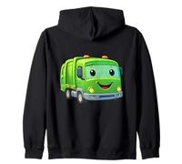 Dumpy The Garbage Truck Design Personnage Souriant pour Enfants Sweat à Capuche
