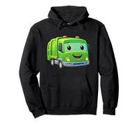 Dumpy The Garbage Truck Design Personnage Souriant pour Enfants Sweat à Capuche