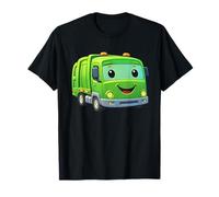 Dumpy The Garbage Truck Design Personnage Souriant pour Enfants T-Shirt