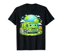 Dumpy The Garbage Truck Earth Day Kids Planet Care Design T-Shirt