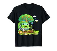 Dumpy The Orbage Truck Arbre Plantation Enfants Nature Design T-Shirt