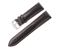 DUMRALBQE Bracelets de Montre en Cuir Bracelet en cuir de vachette brillant avec attaches à dégagement rapide pour Les Montres Universelles