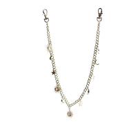 DUMRALBQE Chaîne de Pantalon pour Homme Chaîne de Pantalons for Femmes Chaîne de Jeans Pendentif Simple Hip-hop(Gold)