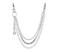 DUMRALBQE Chaîne de Pantalon pour Homme Pendant Hip-HOP Foire À TROISIQUE CLAGE CLÉS DE TAISE Simple Hip-hop