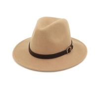 DUMRALBQE Chapeaux de Jazz Men's Large Brim Hat Couple Jazz Bowler pour Hommes(Colour 5)