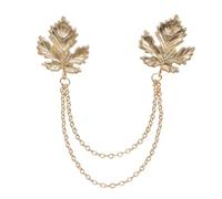DUMRALBQE Épingle de Costume Costume de Broche de Feuille d'érable de Gland de chaîne Vintage for Hommes Accessoire de Costume