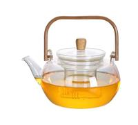 DUMRALBQE Glass Teapot Théière de cuisine en verre épais avec fuite thé for Daily Use