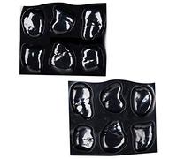 DUMRALBQE Moules de Pavage en Béton Moule en béton Moule Roche Grosse Cailloux Plateau Marge pour Outil Réutilisable