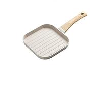 DUMRALBQE Poêle à Griller Carrée Non-stick Steak Frying Pan with Stripes for Home pour Ustensiles de Cuisine