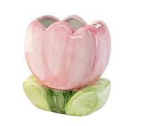 DUMRALBQE Porte-stylo en Céramique Pot à crayons for étudiants, pièces créatives for bureau, étagère de, porte-stylo pour les Fournitures de Maison et de Bureau(Tulip)