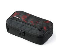 DUMRALBQE Sac Electronique Numérique Câble de données Souris Casque U Sac Finition du Chargeur Chargement Banque d'alimentation Disque pour Un Transport Quotidien(Rouge)