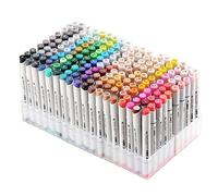 DUMRALBQE Stylos Marqueurs Ensemble de marqueurs croquis d'art d'animation tête molle pour Dessiner des Graffitis