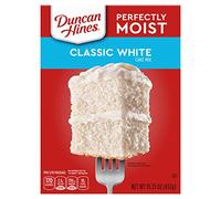 Duncan Hines Perfect Moist Classic White Cake Mix Lot de 3 moules à gâteau Blanc 432 g