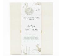 Duncan & Stone Livre de souvenirs et album photo pour bébé - Crème | Cadeau pour nouvelle maman | Album à collectionner pour future maman | Journal de première année pour nouveau-né