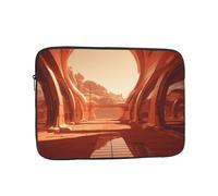 Dune Building Sac pour ordinateur portable de 12" - Parfait pour les affaires, les voyages, l'école, le bureau - Poche intérieure antichoc pour ordinateur portable