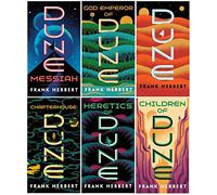 Dune Complete Series 6-Book Box Set by Frank Herbert - Dune, Dune Messiah, Children of Dune, God Emperor of Dune, Heretics of Dune & Chapterhouse: Dune (Epic Science Fiction Collection)
