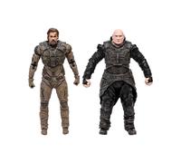 Dune, Deuxième Partie Pack 2 Figurines Gurney Halleck & Rabban 18 Cm
