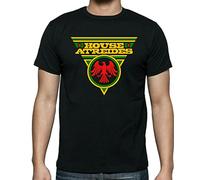 Dune House Atreides Black White Yellow Black Red Mens Women Personalised t T-shirts à manches courtes männer Damen Herren weißs 100% Cotton Sons of Agamemnon Ladies Fitted and unisex7634(Small)