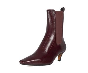 Dune LONDON Chelsea Boots 'Odele' rouge foncé, Taille 35,5