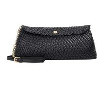 Dune London Dune London Black Encourage Woven Clutch Bag