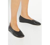 Dune London Dune London Black Highcut High Cut Round Toe Ballet Flats Black EU 39 (UK 6)