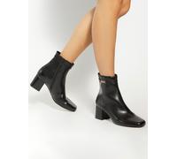 Dune London Dune London Black Oaklee Side Buckle Block Heels