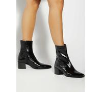 Dune London Dune London Black Pami Pointed Toe Block Ankle Boots