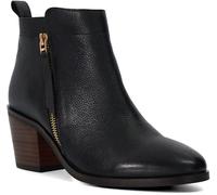 Dune London Dune London Black Standard Fit Paicing Side Zip Ankle Boots