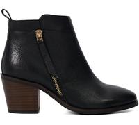 Dune London Dune London Black Wide Fit Paicing Side Zip Ankle Boots