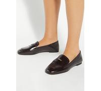 Dune London Dune London Brown Glances Soft Square Toe Loafers Brown EU 40 (UK 7)