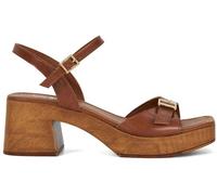 Dune London Dune London Brown Jeane Wooden Look Mid Heels