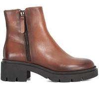 Dune London Dune London Brown Paving Heeled Cleated Chelsea Boots