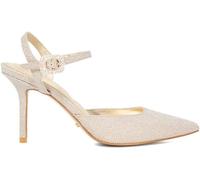 Dune London Dune London Champagne Gold Standard Fit Channel Y Back Open Court Heels Champagne Gold EU 37 (UK 4)