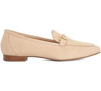 Dune London Dune London Cream Leather Grained Branded Snaffle Trim Loafers Cream EU 40 (UK 7)
