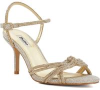 Dune London Dune London Gold Marvelous Hotfix Strappy Sandals