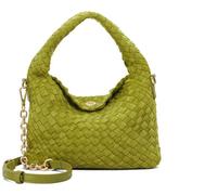 Dune London Dune London Green Dinky deliberate Mini Woven Slouch Bag