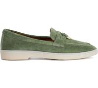 Dune London Dune London Green Standard Fit Grinning Unlined Suede Loafers Green EU 41 (UK 8)
