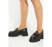 Dune London Dune London Groundbreaking Chunky Branded Loafers (Mocassins de marque) Noir EU 39 (UK 6)