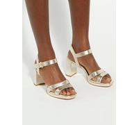 Dune London Dune London Leather Manifesting Mini Platform Suede Sandals doré EU 37 (UK 4)