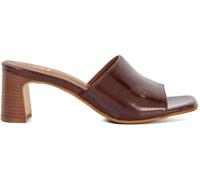 Dune London Dune London Light Brown Jule Mule Soft Upper Heeled Sandals