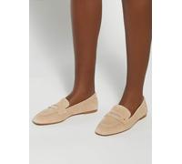 Dune London Dune London Natural Leather Glances Suede Loafers Natural EU 36 (UK 3)