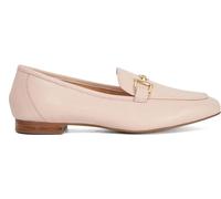 Dune London Dune London Natural Leather Grained Branded Snaffle Trim Loafers Natural EU 36 (UK 3)