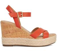 Dune London Dune London Orange Kindest Cross Strap Wedge Sandals