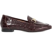 Dune London Dune London Red Grained Branded Snaffle Trim Loafers Red EU 37 (UK 4)
