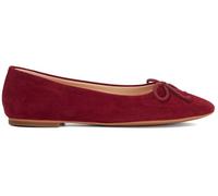 Dune London Dune London Red Hilife Bow Suede Ballet Flat Shoes Red 5 EU 38