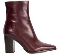 Dune London Dune London Red Patently Chisel Toe Block Boots