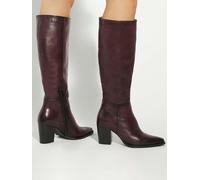 Dune London Dune London Red Tenna Smart Knee High Boots